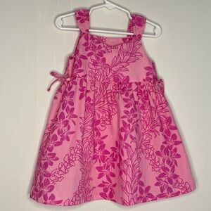RJC Sportswear Girls Pink Hawaiian Dress Floral Size 2
